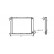 Radiator, engine cooling 17002080 International Radiators