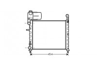 Radiator, engine cooling 17002100 International Radiators