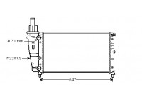 Radiator, engine cooling 17002141 International Radiators
