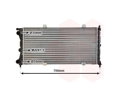 Radiator, engine cooling 17002143 International Radiators, Image 2