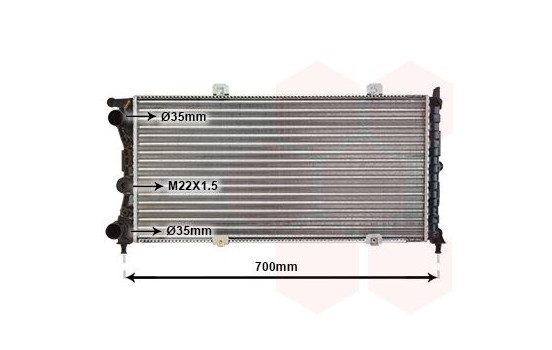 Radiator, engine cooling 17002143 International Radiators, Image 2