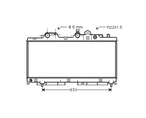 Radiator, engine cooling 17002147 International Radiators