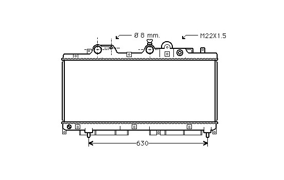 Radiator, engine cooling 17002147 International Radiators