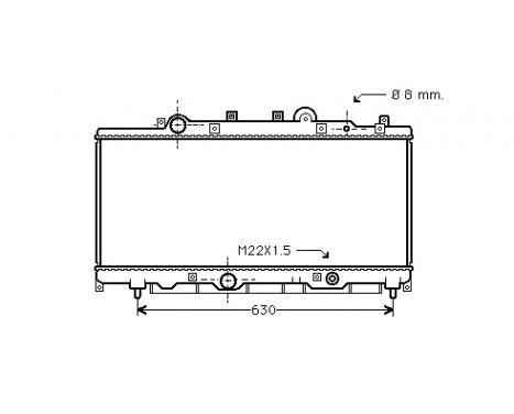Radiator, engine cooling 17002148 International Radiators