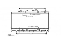 Radiator, engine cooling 17002149 International Radiators