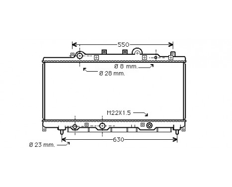 Radiator, engine cooling 17002149 International Radiators