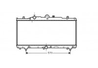 Radiator, engine cooling 17002166 International Radiators