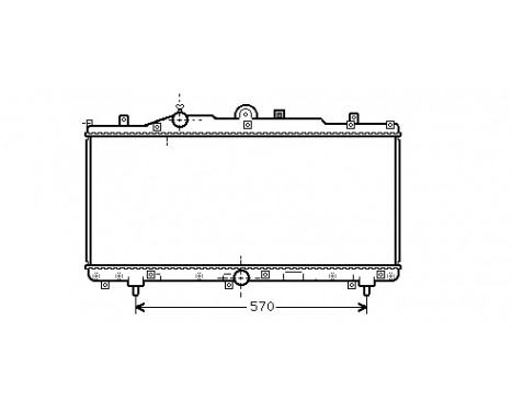 Radiator, engine cooling 17002166 International Radiators