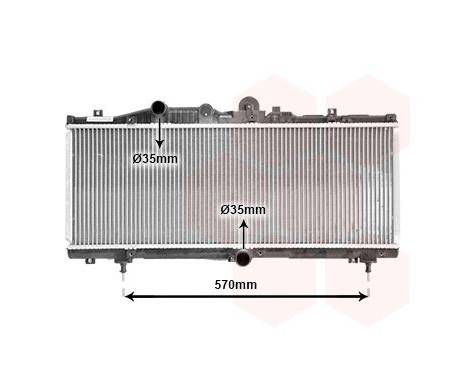 Radiator, engine cooling 17002166 International Radiators, Image 2