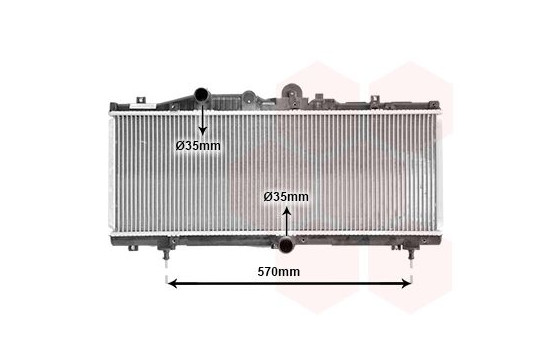 Radiator, engine cooling 17002166 International Radiators, Image 2