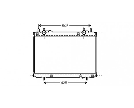 Radiator, engine cooling 17002207 International Radiators