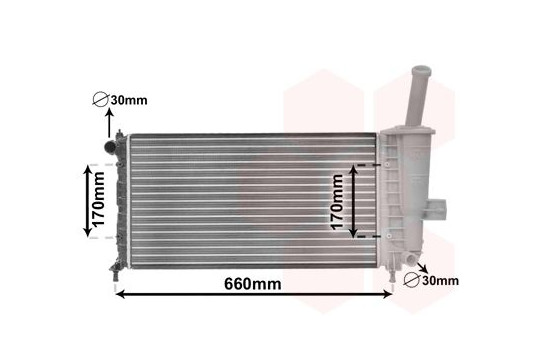 Radiator, engine cooling 17002208 International Radiators, Image 2