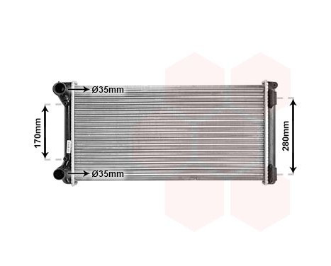 Radiator, engine cooling 17002210 International Radiators, Image 2