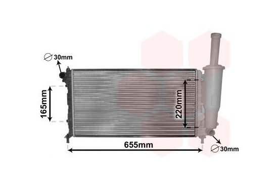 Radiator, engine cooling 17002218 International Radiators, Image 2