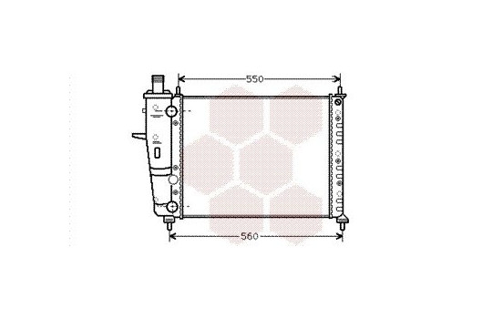 Radiator, engine cooling 17002230 International Radiators, Image 2