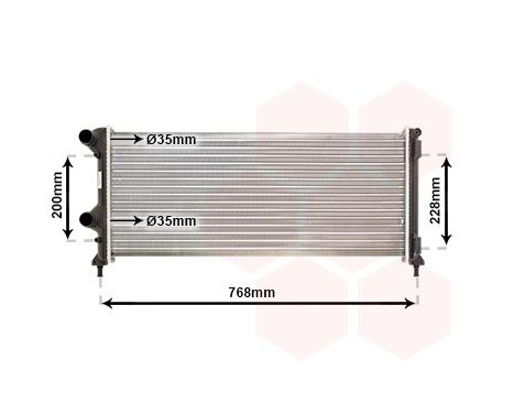 Radiator, engine cooling 17002250 International Radiators, Image 2