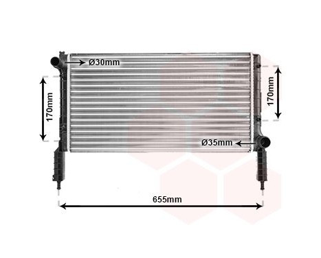 Radiator, engine cooling 17002263 International Radiators, Image 2