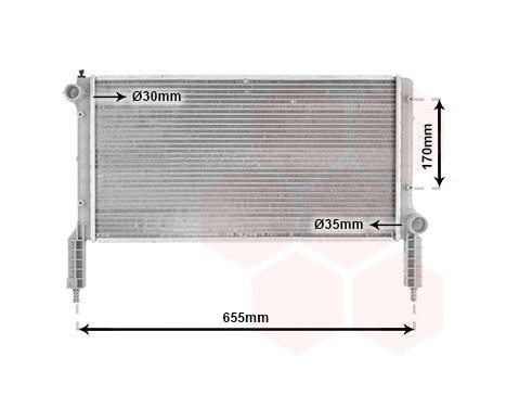 Radiator, engine cooling 17002264 International Radiators, Image 2