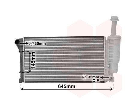 Radiator, engine cooling 17002335 International Radiators