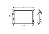 Radiator, engine cooling 17002371 International Radiators