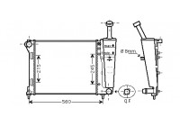 Radiator, engine cooling 17002404 International Radiators