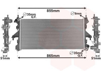 Radiator, engine cooling 17012704 International Radiators