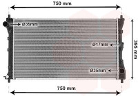 Radiator, engine cooling 17012711 International Radiators