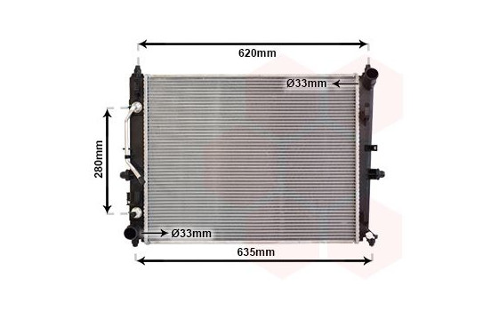 Radiator, engine cooling 17012714 International Radiators