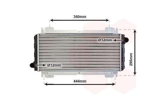 Radiator, engine cooling 18002044 International Radiators