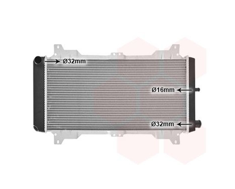 Radiator, engine cooling 18002047 International Radiators, Image 2