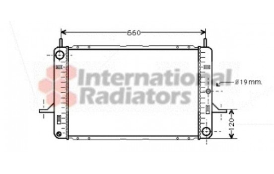 Radiator, engine cooling 18002122 International Radiators