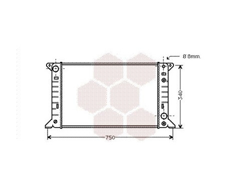 Radiator, engine cooling 18002141 International Radiators