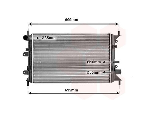 Radiator, engine cooling 18002149 International Radiators