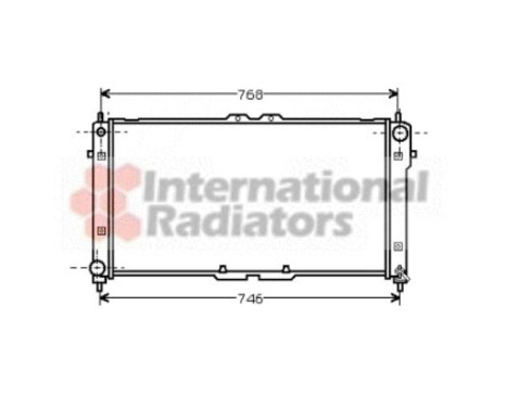 Radiator, engine cooling 18002181 International Radiators