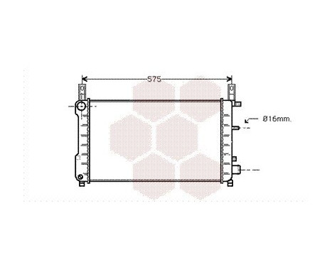 Radiator, engine cooling 18002198 International Radiators, Image 2