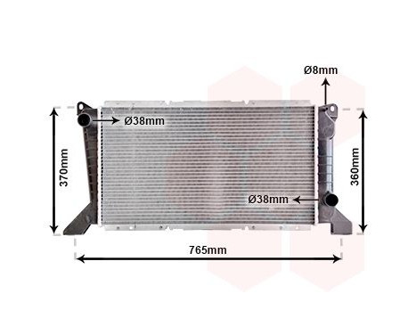 Radiator, engine cooling 18002203 International Radiators, Image 2