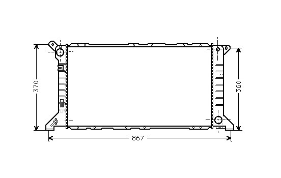 Radiator, engine cooling 18002206 International Radiators
