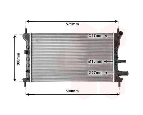 Radiator, engine cooling 18002218 International Radiators, Image 2