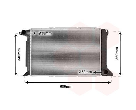 Radiator, engine cooling 18002261 International Radiators, Image 2