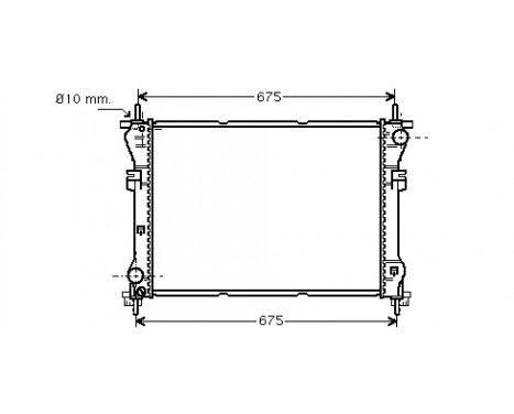 Radiator, engine cooling 18002319 International Radiators