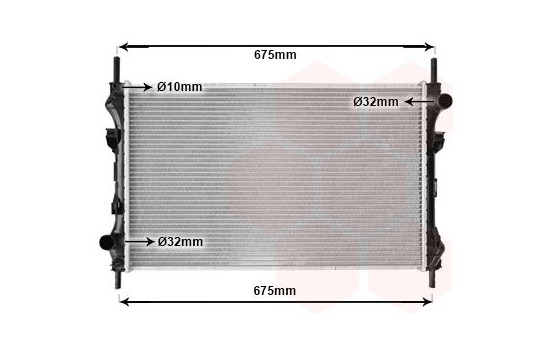 Radiator, engine cooling 18002319 International Radiators, Image 2