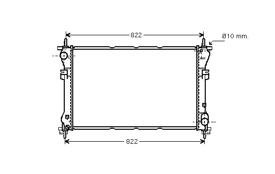 Radiator, engine cooling 18002320 International Radiators