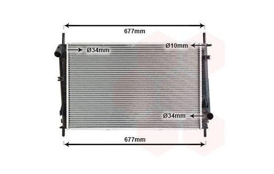 Radiator, engine cooling 18002336 International Radiators, Image 2