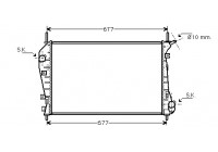 Radiator, engine cooling 18002337 International Radiators