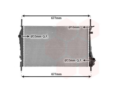 Radiator, engine cooling 18002337 International Radiators, Image 2
