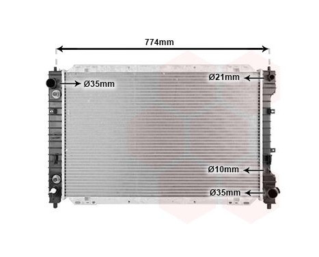 Radiator, engine cooling 18002375 International Radiators, Image 2