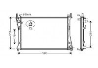 Radiator, engine cooling 18002400 International Radiators