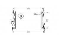 Radiator, engine cooling 18002408 International Radiators