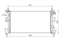 Radiator, engine cooling 18002475 International Radiators