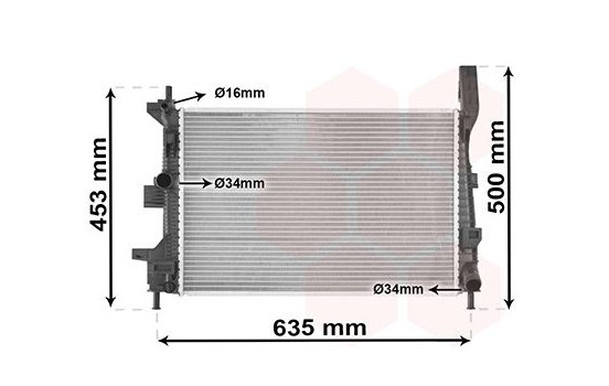 Radiator, engine cooling 18002578 International Radiators